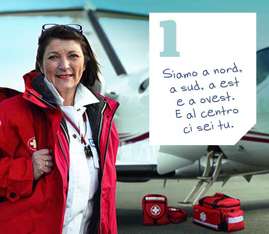 1 - Siamo a nord, a sud, a est e a ovest. E al centro ci sei tu.